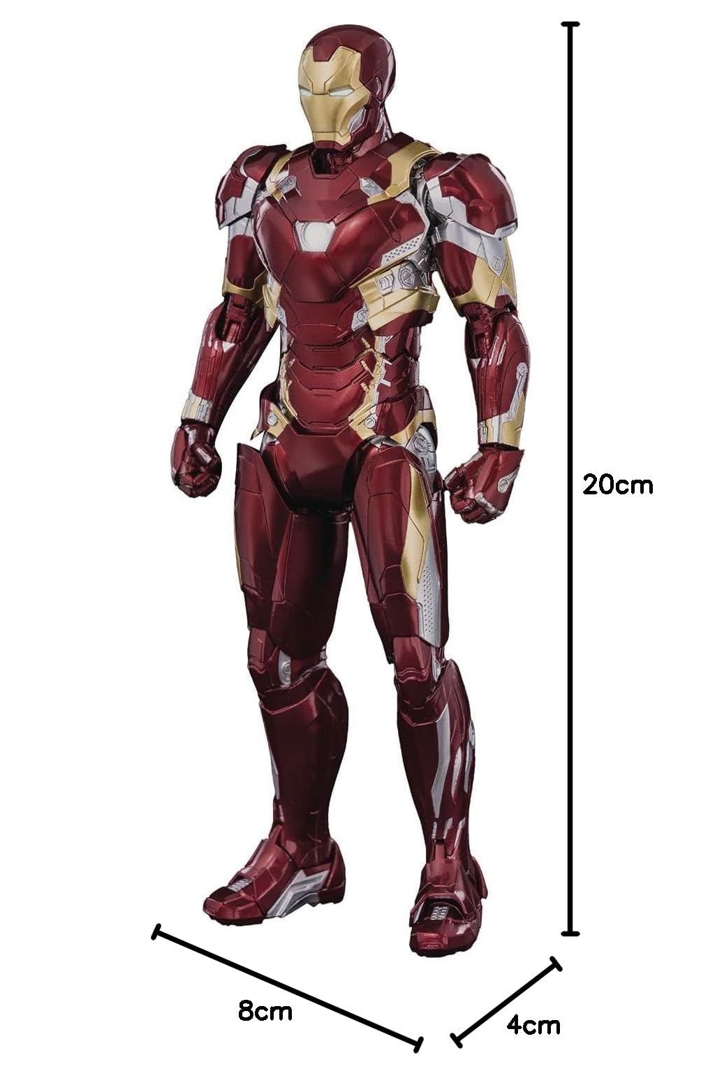threezero Iron Man Mark XLVI フィギュア ThreeZero Marvel Infinity Saga: Iron Man Mark XLVI Figura